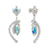 Vestuviniai auskarai "J'Adore V (Aurora Borealis)" su Swarovski™ kristalais